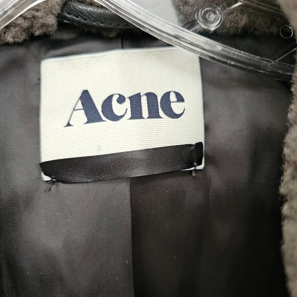Acne Studios Leather Moto Jacket - Picture 5 of 9
